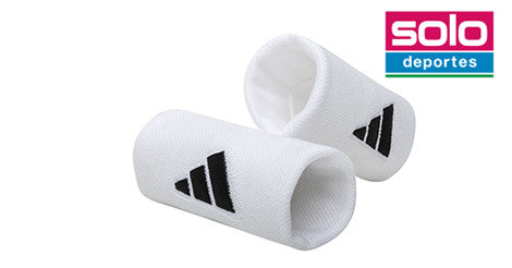 Muñequeras De Tenis Adidas Ancha Blanca