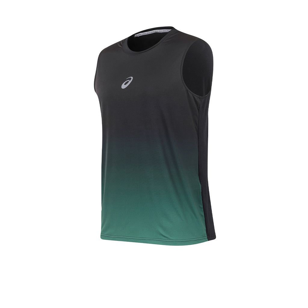 Musculosa Asics De Running Degrade Negra
