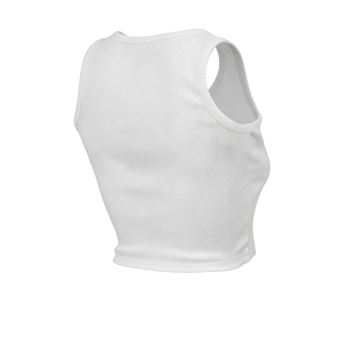 Musculosa Corta Converse Ribb Mujer Blanca