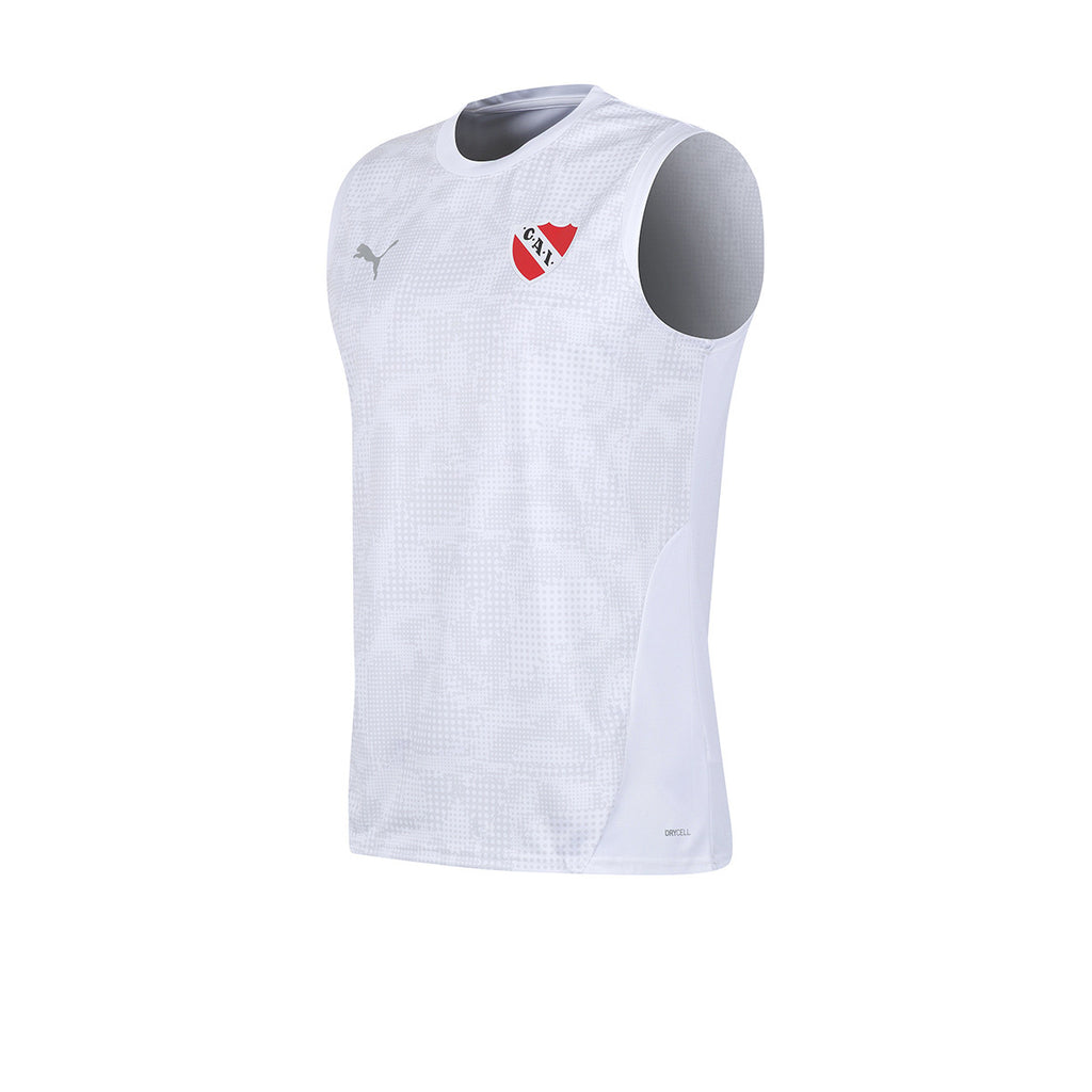 Musculosa De Independiente Puma Entrenamiento Blanca