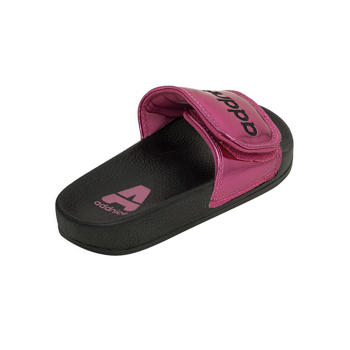 Ojotas Addnice Positano Con Velcro Niña Fucsia