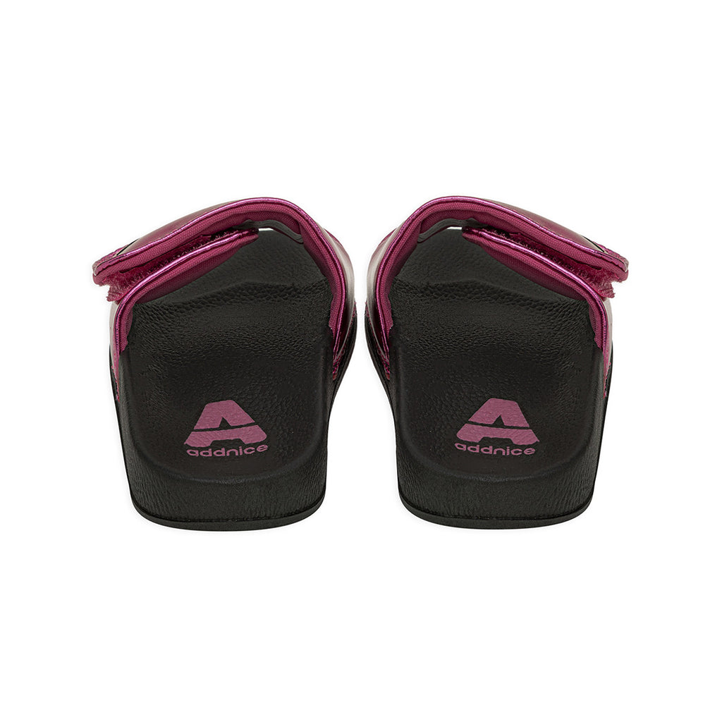 Ojotas Addnice Positano Con Velcro Niña Fucsia