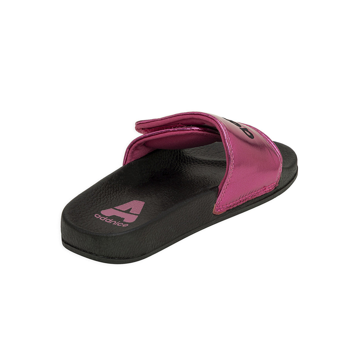 Ojotas Addnice Positano Con Velcro Niña Fucsia