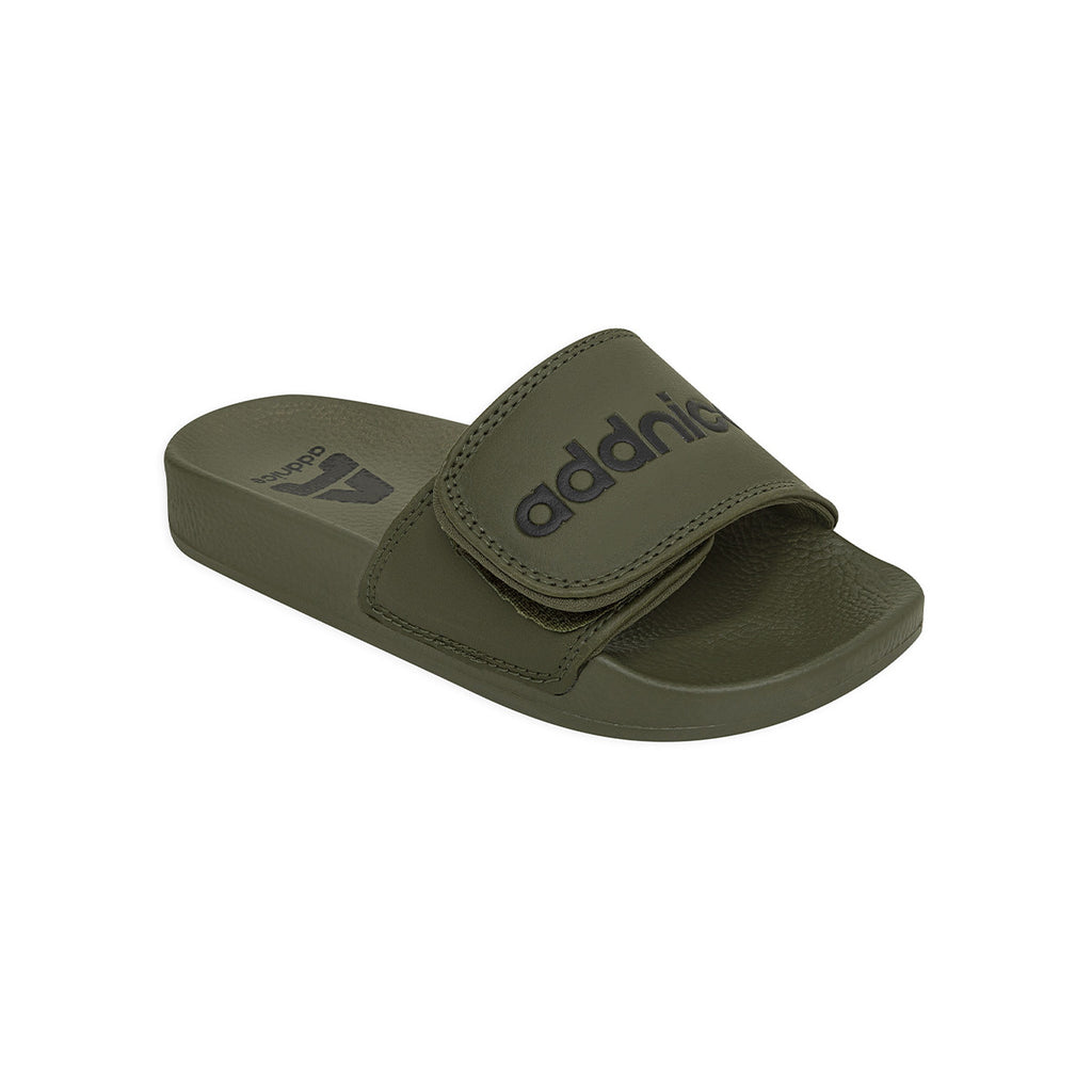 Ojotas Addnice Positano Con Velcro Niño Niña Verde