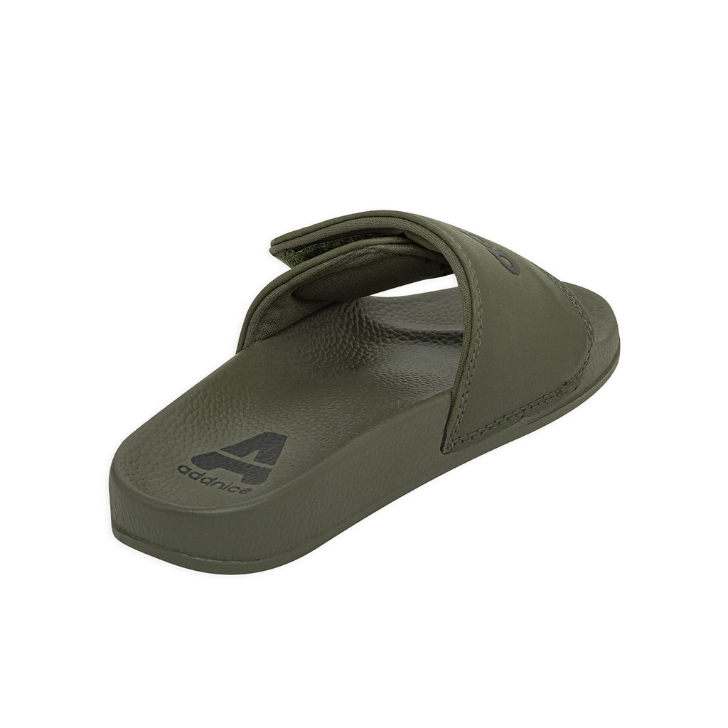 Ojotas Addnice Positano Con Velcro Niño Niña Verde