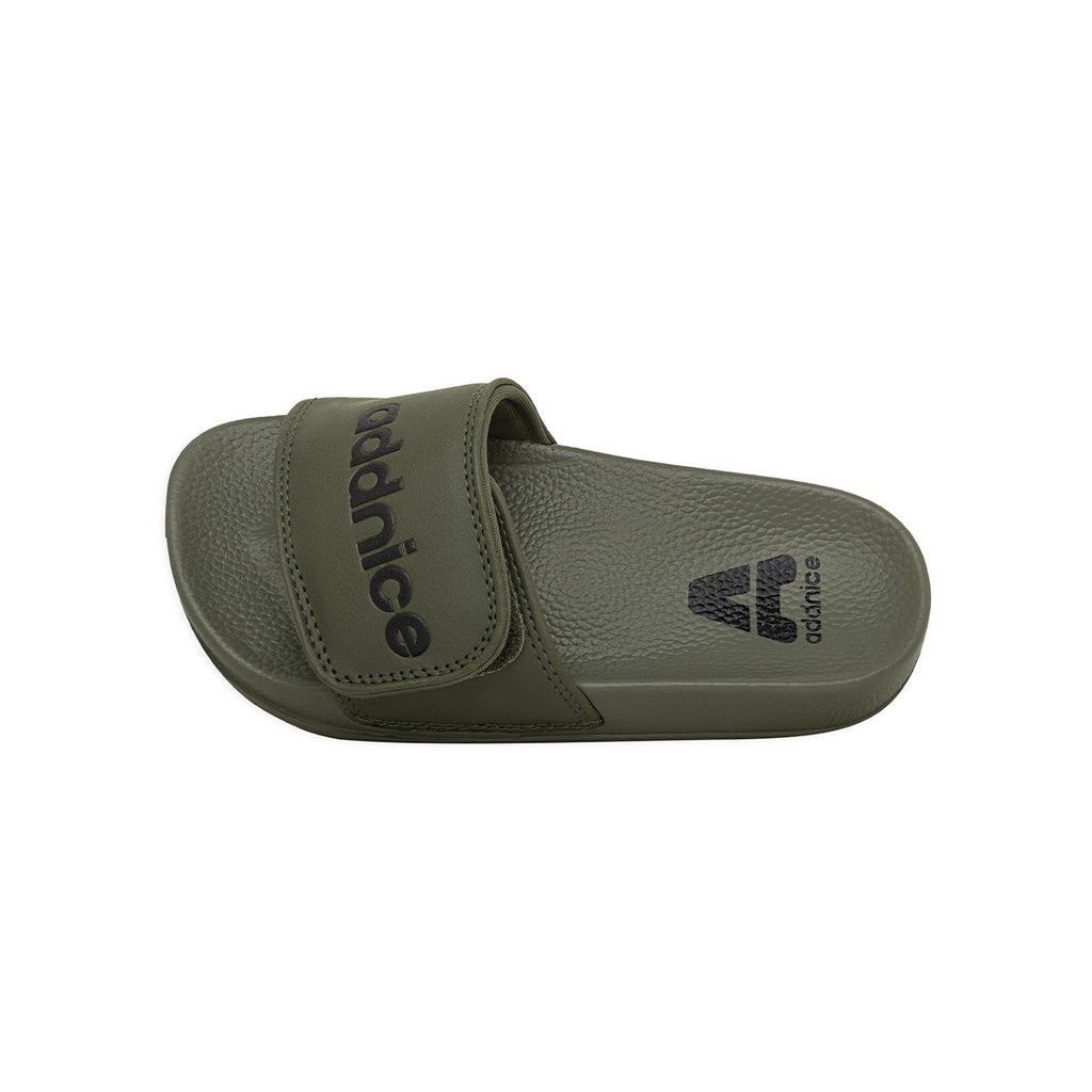 Ojotas Addnice Positano Con Velcro Niño Niña Verde