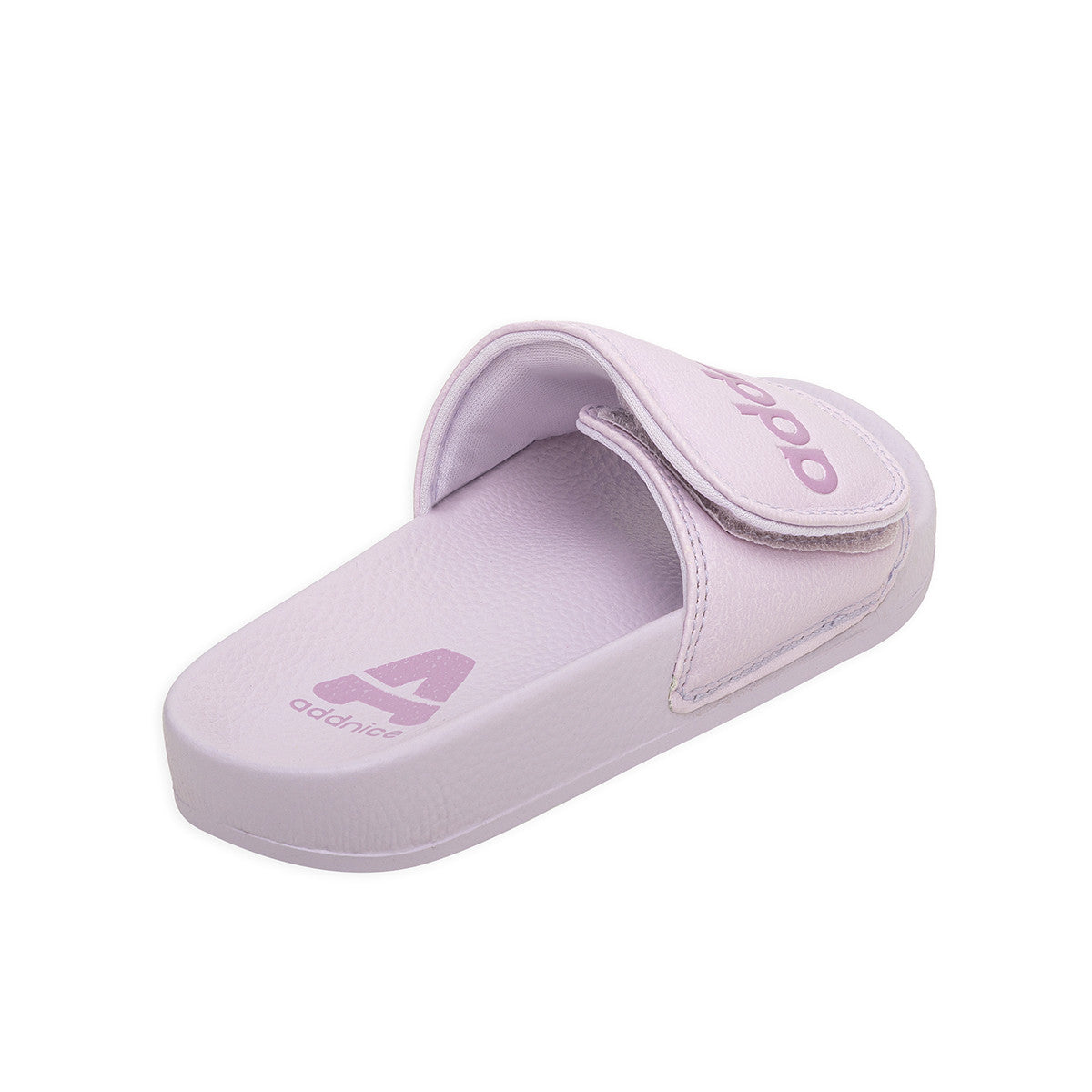 Ojotas Addnice Positano Con Velcro Niña Rosa