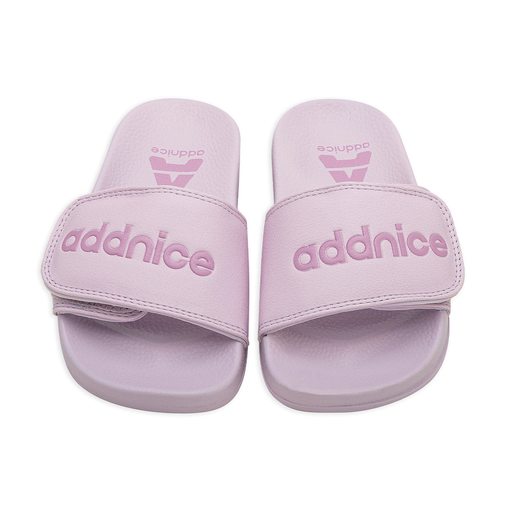 Ojotas Addnice Positano Con Velcro Niña Rosa