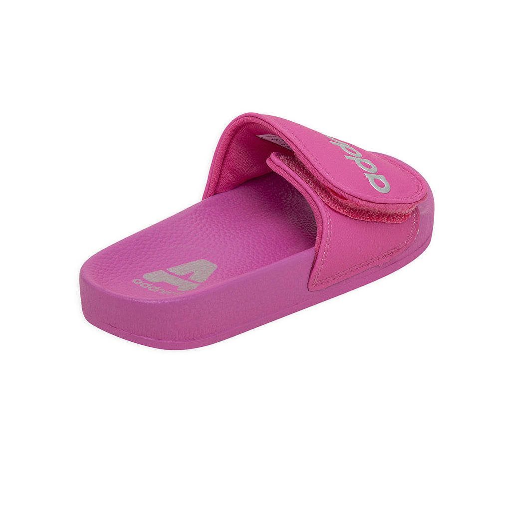 Ojotas Addnice Positano Con Velcro Niña Rosa