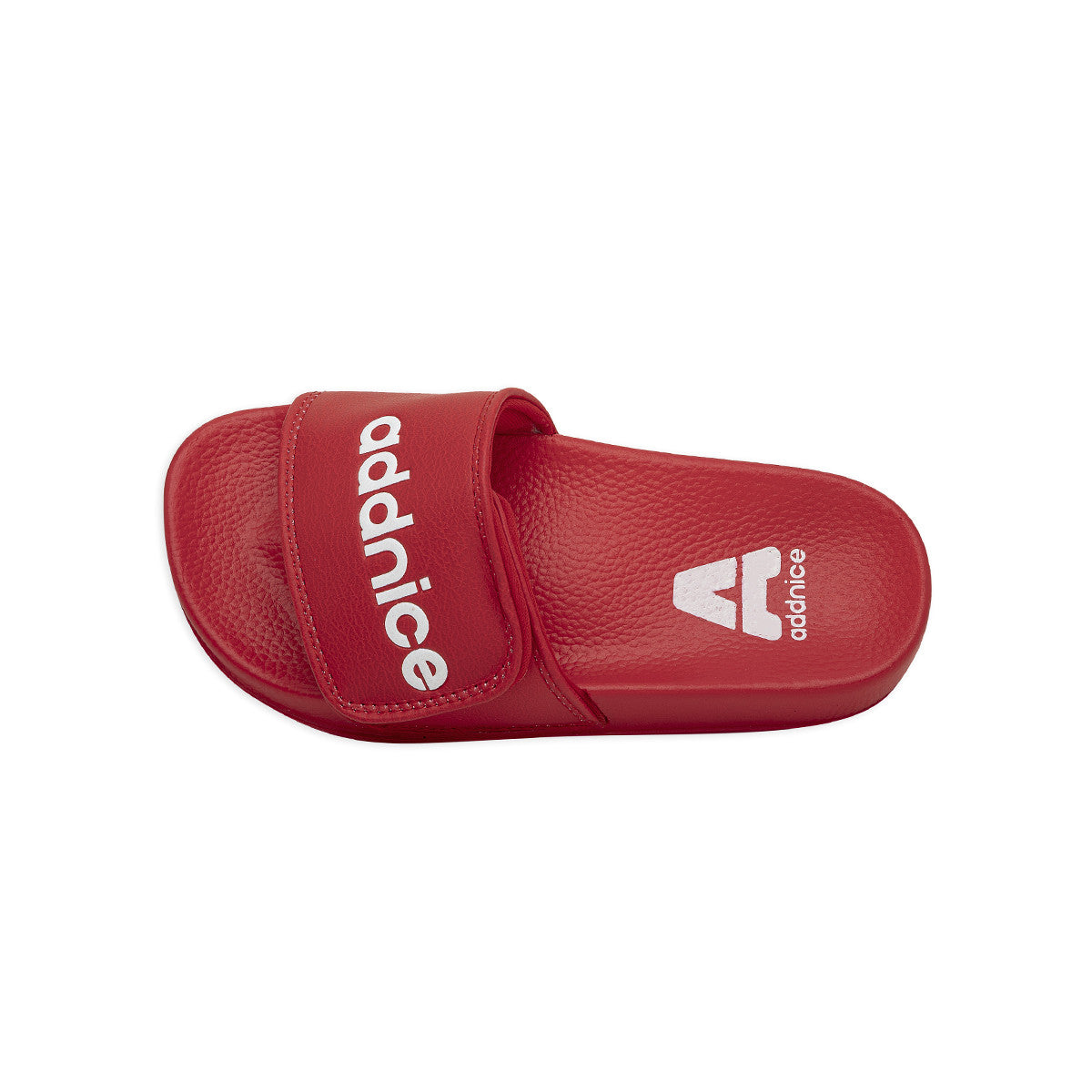 Ojotas Addnice Positano Con Velcro Niño Niña Rojo