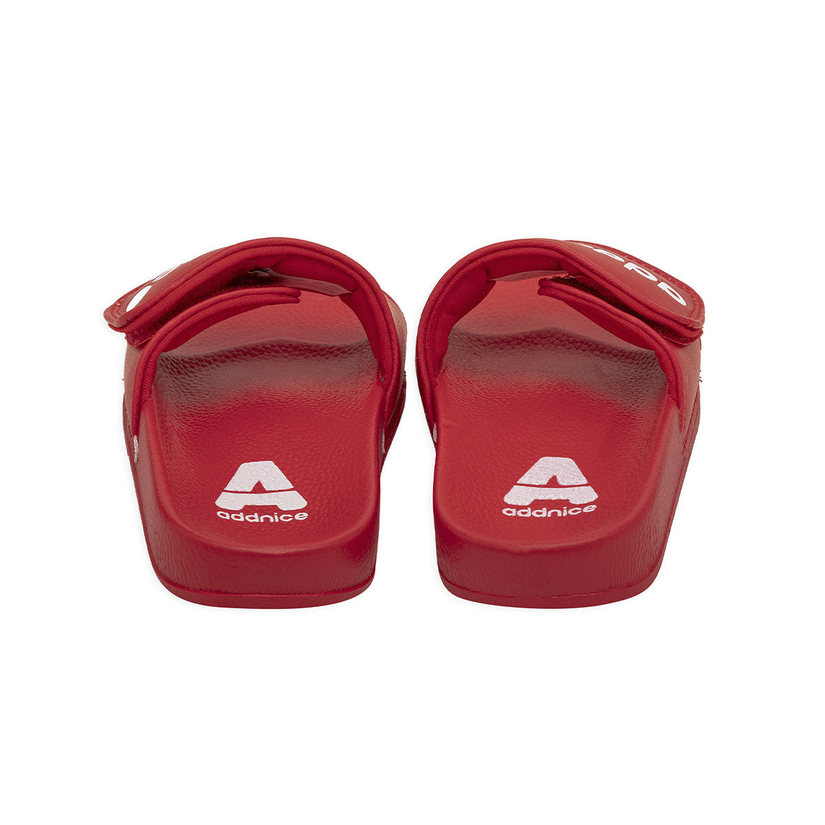 Ojotas Addnice Positano Con Velcro Niño Niña Rojo