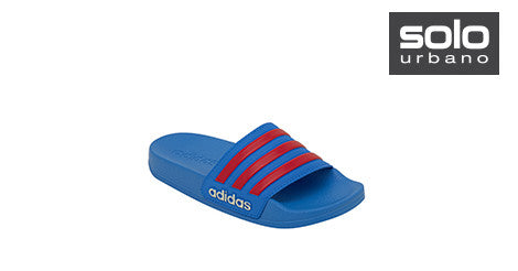 Ojotas Adidas Adilette Shower Niño Niña Azul