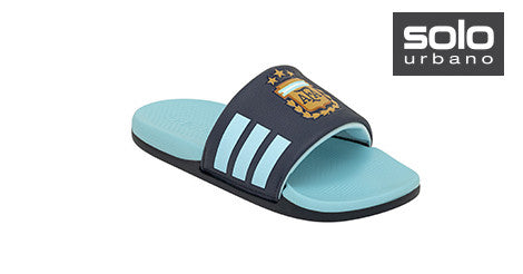 Ojotas De Argentina Adidas Adilette Comfort 2.0 Azul