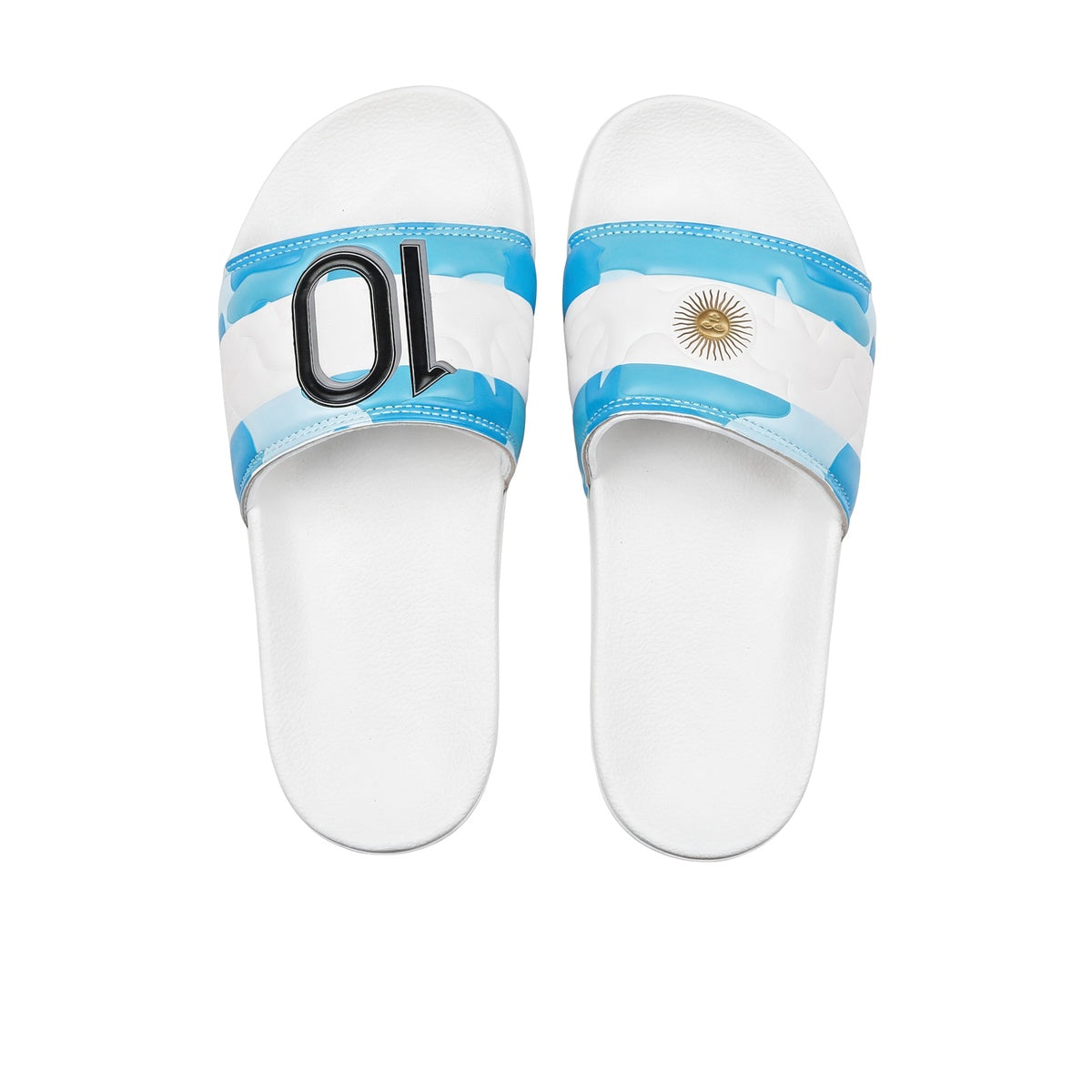 Ojotas De Argentina Bagunza Oficial Mess10 Blanca