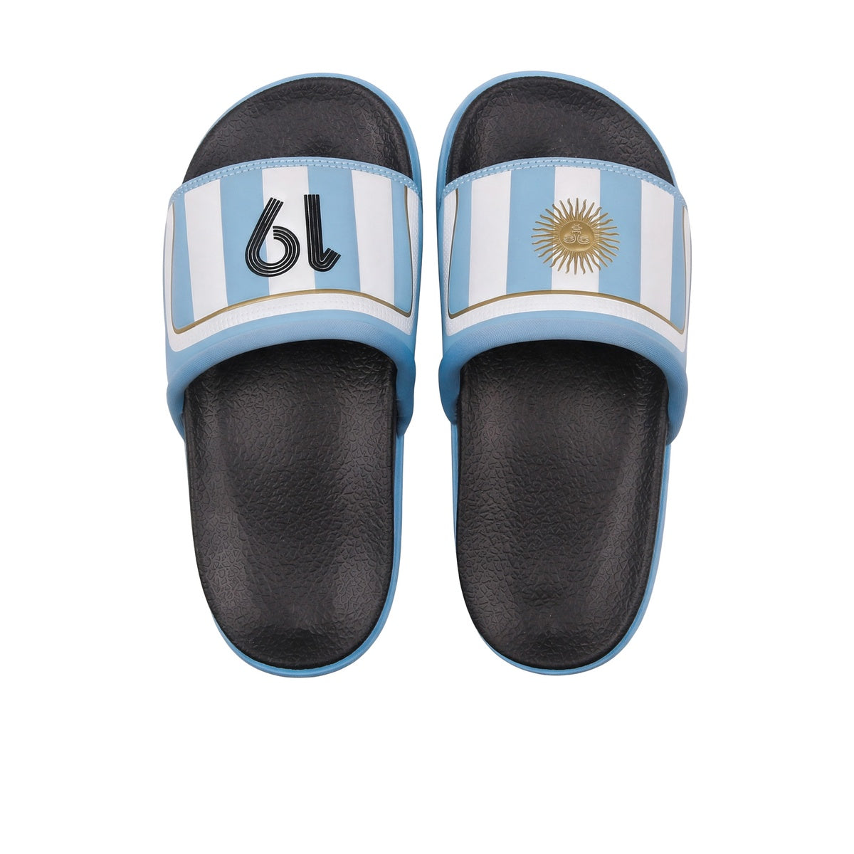 Ojotas De Argentina Bagunza Oficial Mess10 Celeste