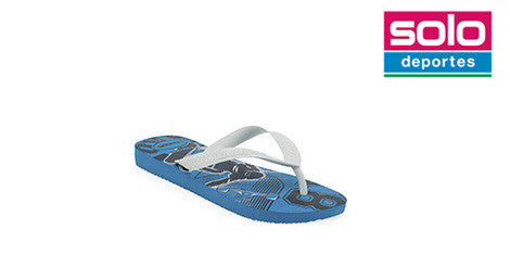 Ojotas Havaianas Athletic Niño Celeste