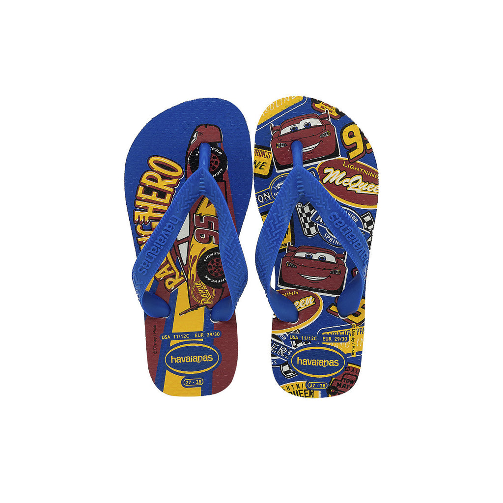 Ojotas Havaianas Cars Niño Niña Azul