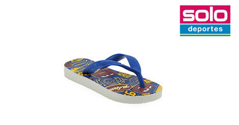 Ojotas Havaianas Cars Niño Niña Azul