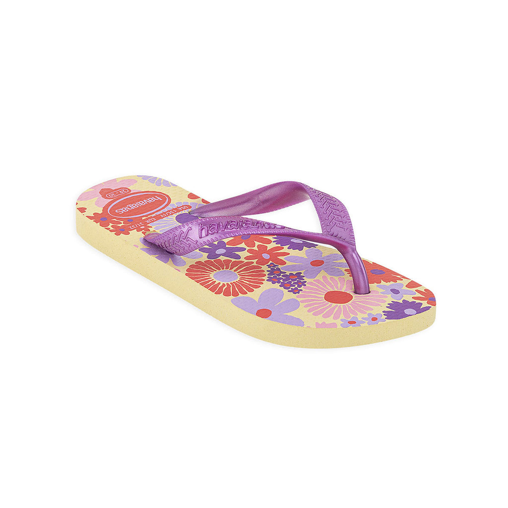 Ojotas Havaianas Flores Niña Violeta