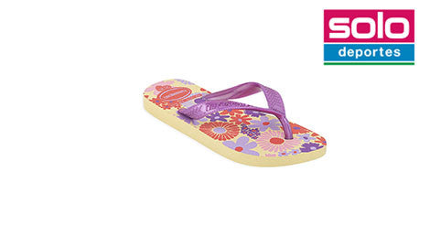 Ojotas Havaianas Flores Niña Violeta