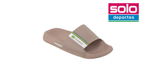 Ojotas Havaianas Slide Classic Brasil Mujer Rosa