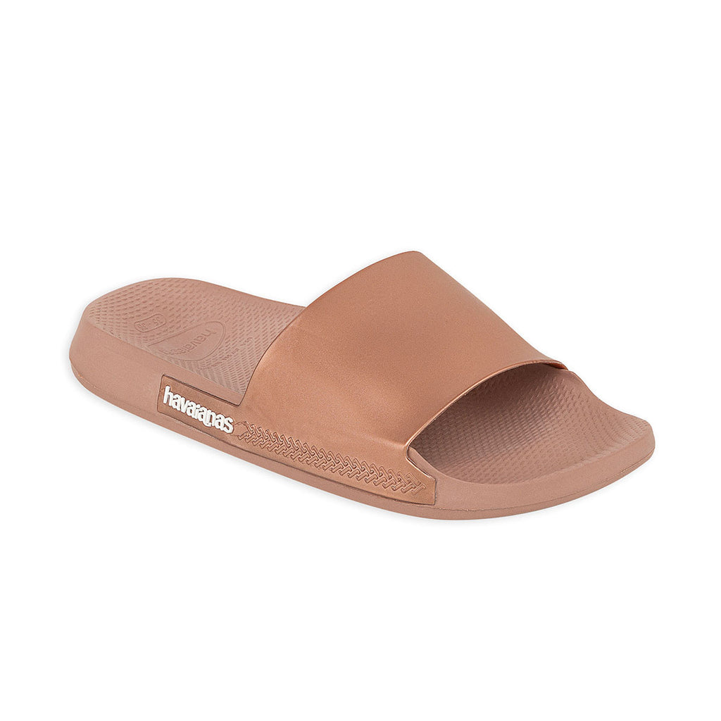 Ojotas Havaianas Slide Classic Metallic Mujer Rosa