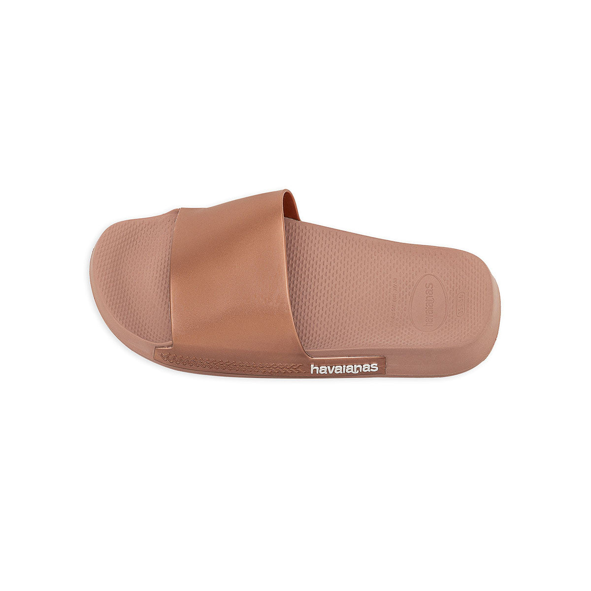 Ojotas Havaianas Slide Classic Metallic Mujer Rosa
