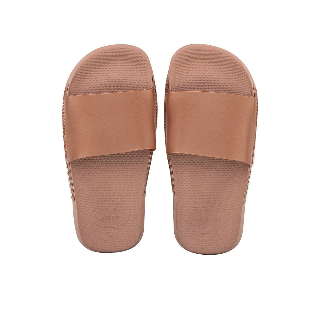 Ojotas Havaianas Slide Classic Metallic Mujer Rosa
