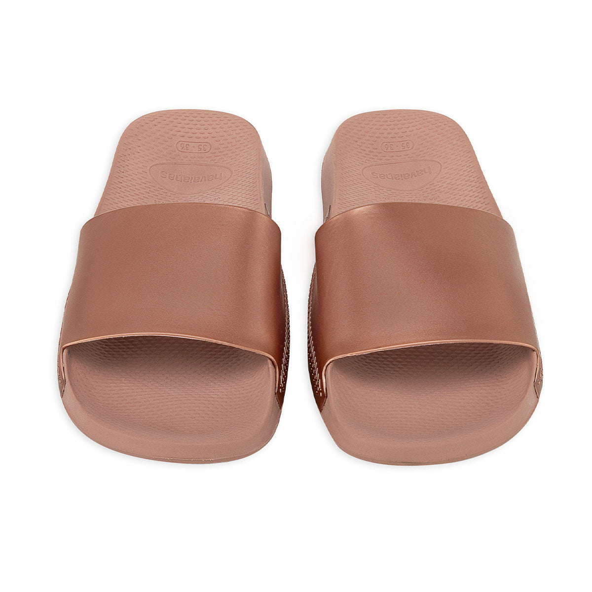 Ojotas Havaianas Slide Classic Metallic Mujer Rosa