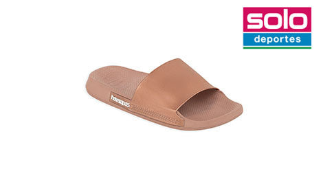 Ojotas Havaianas Slide Classic Metallic Mujer Rosa