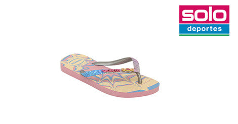 Ojotas Havaianas Slim Glitter II Niña Rosa