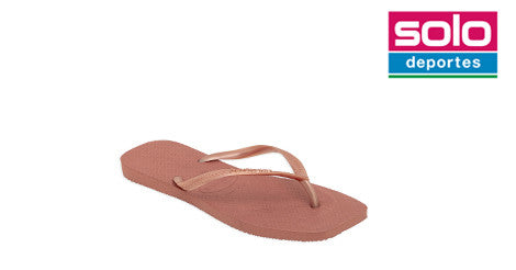 Ojotas Havaianas Slim Square Mujer Coral