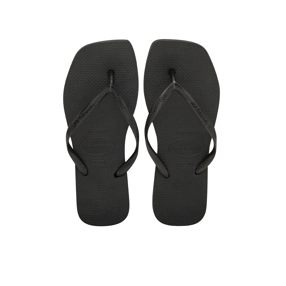 Ojotas Havaianas Slim Square Mujer Negra