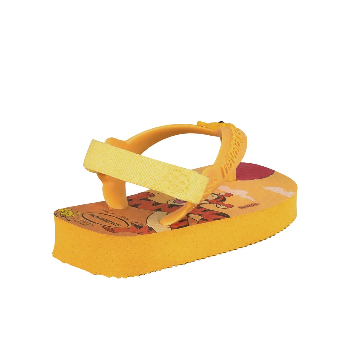 Ojotas Havaianas X Winnie the Pooh y Tigger Bebe Amarilla