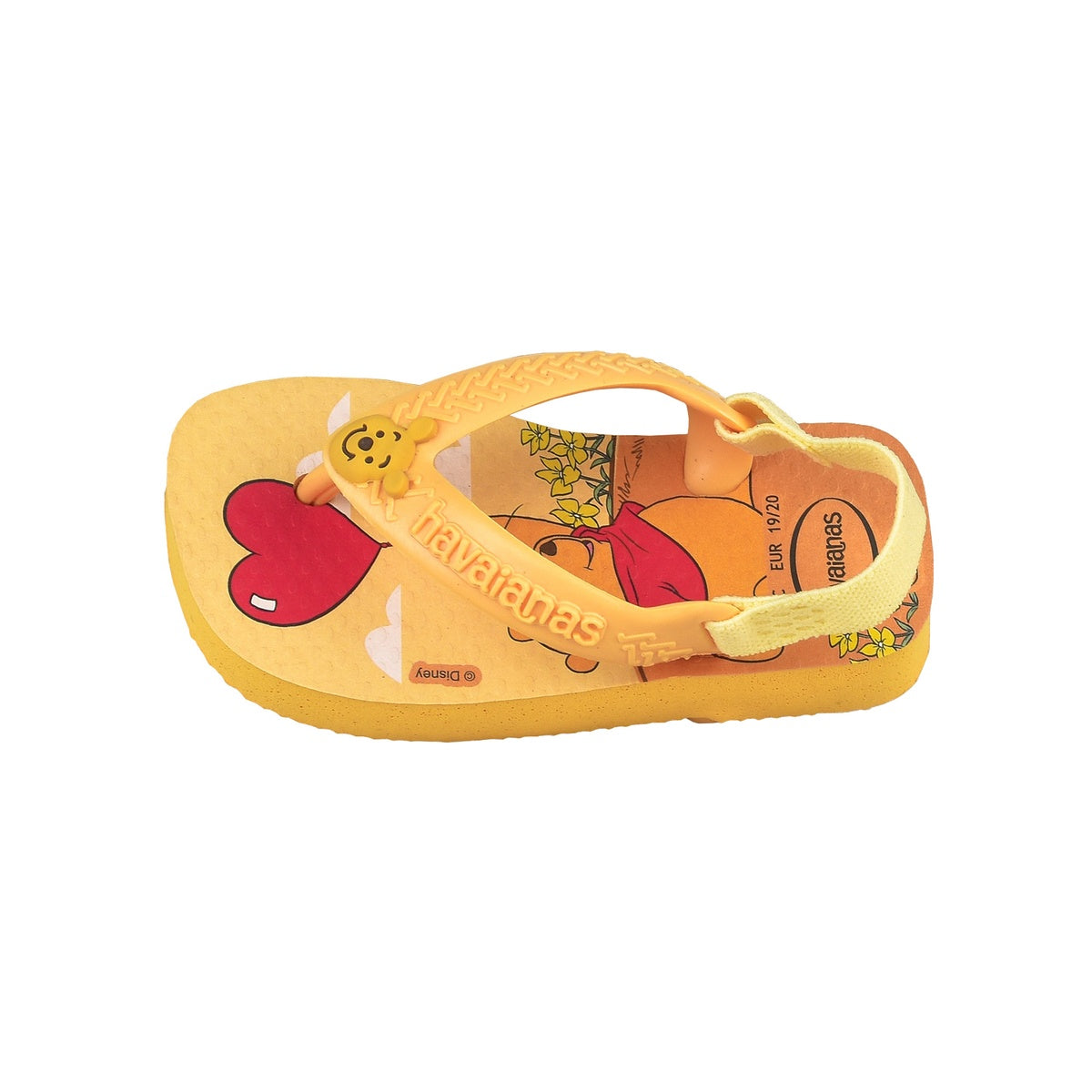 Ojotas Havaianas X Winnie the Pooh y Tigger Bebe Amarilla