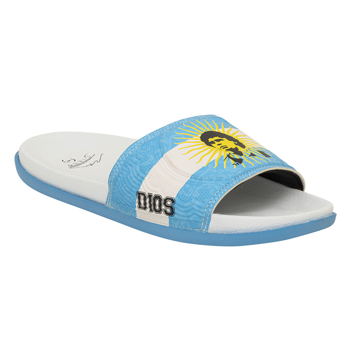 Ojotas Maradona Mexico 86 Unisex Celeste