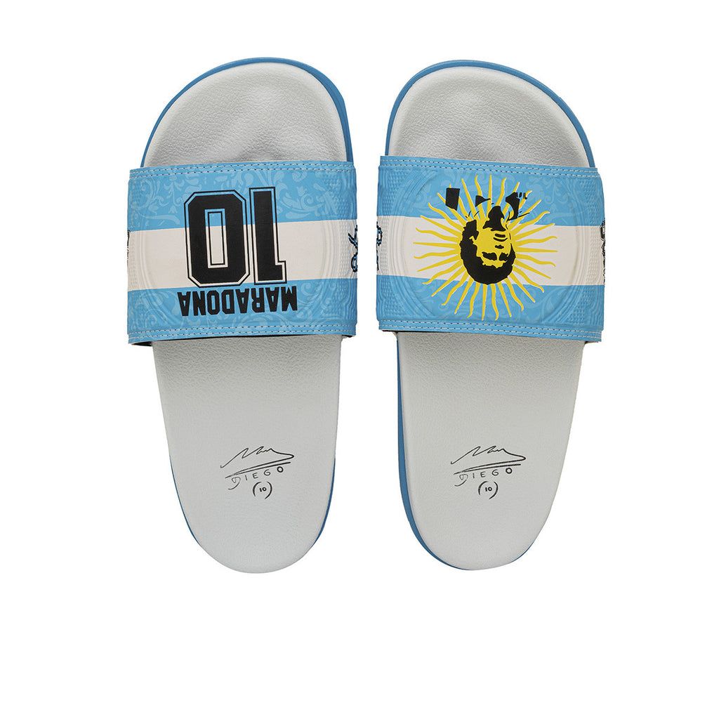Ojotas Maradona Mexico 86 Unisex Celeste