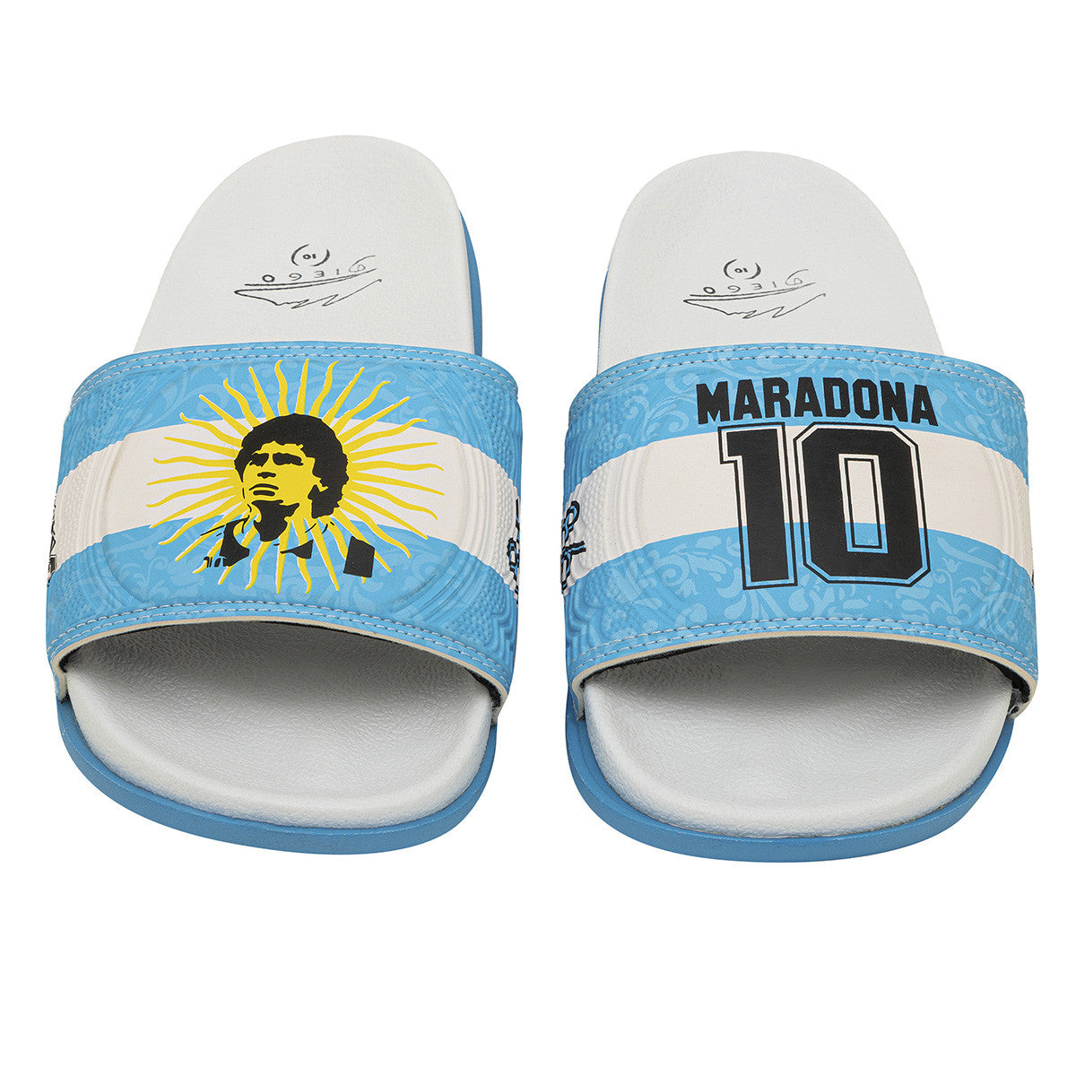Ojotas Maradona Mexico 86 Unisex Celeste