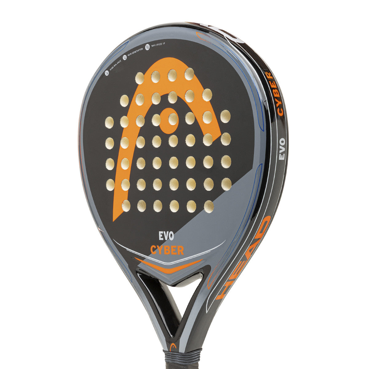 Paleta De Padel Head Evo Cyber Negra