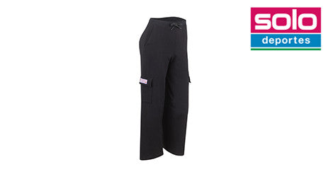 Pantalon Asics Japan Cargo Mujer Negro