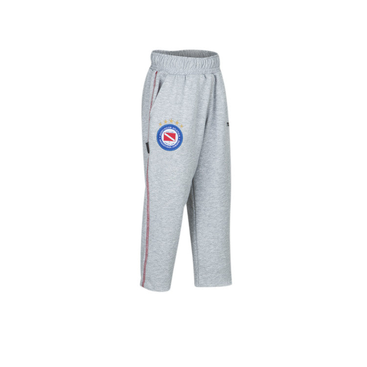 Pantalon De Argentinos Juniors Reusch Rustico Niño Gris