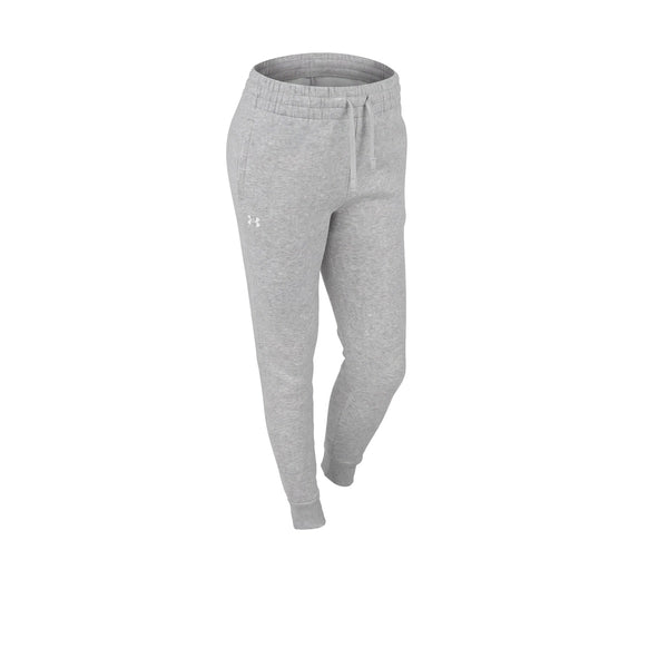 Pantalon Under Armour Rival Fleece Mujer Gris