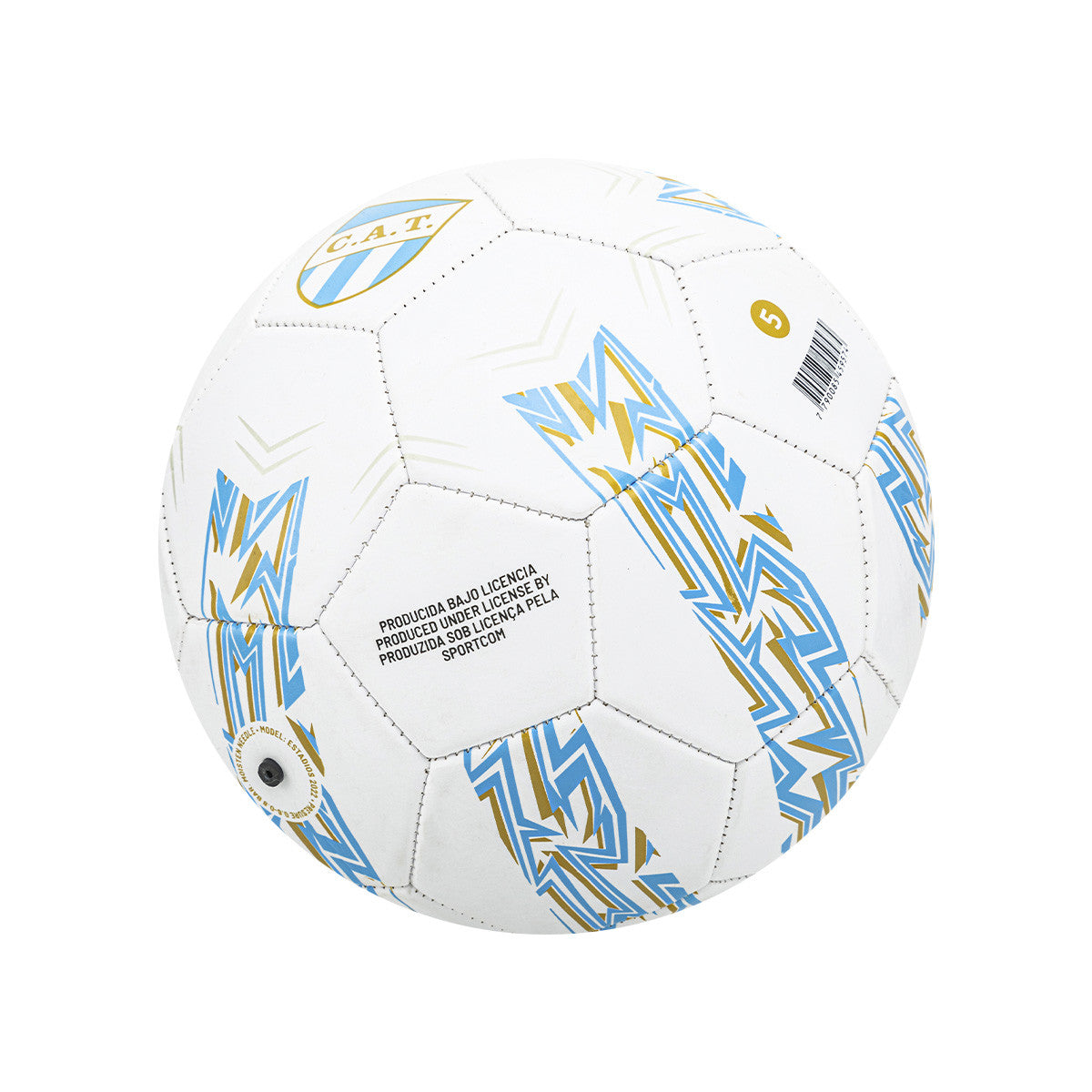 Pelota De Atletico Tucuman DRB Estadios Numero 5 Blanca