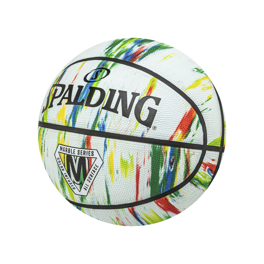 Pelota De Basquet Spalding Marble Series Numero 7 Blanca