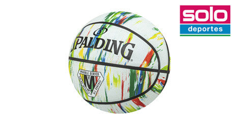 Pelota De Basquet Spalding Marble Series Numero 7 Blanca