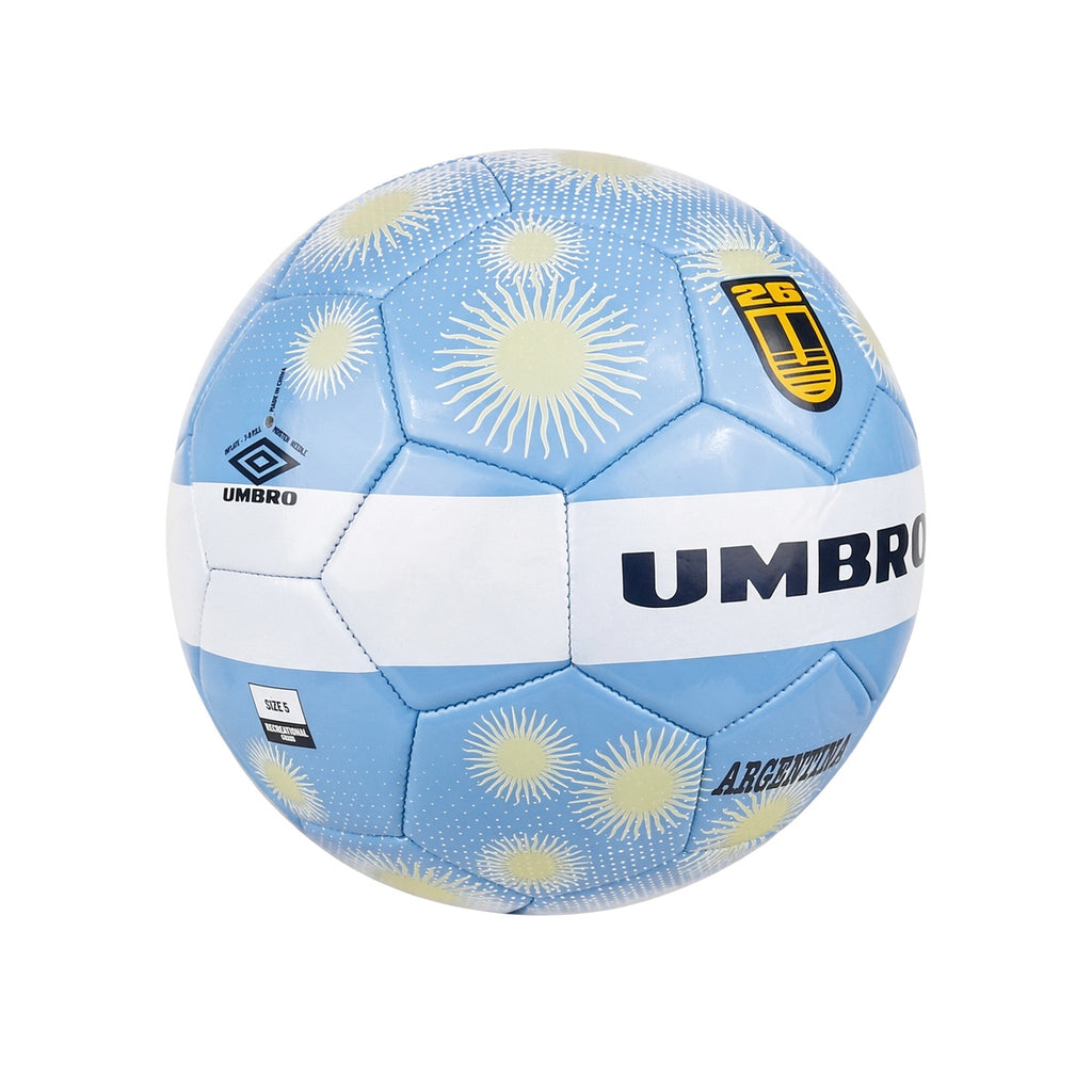 Pelota De futbol Umbro Argentina 26 Numero 5 Celeste