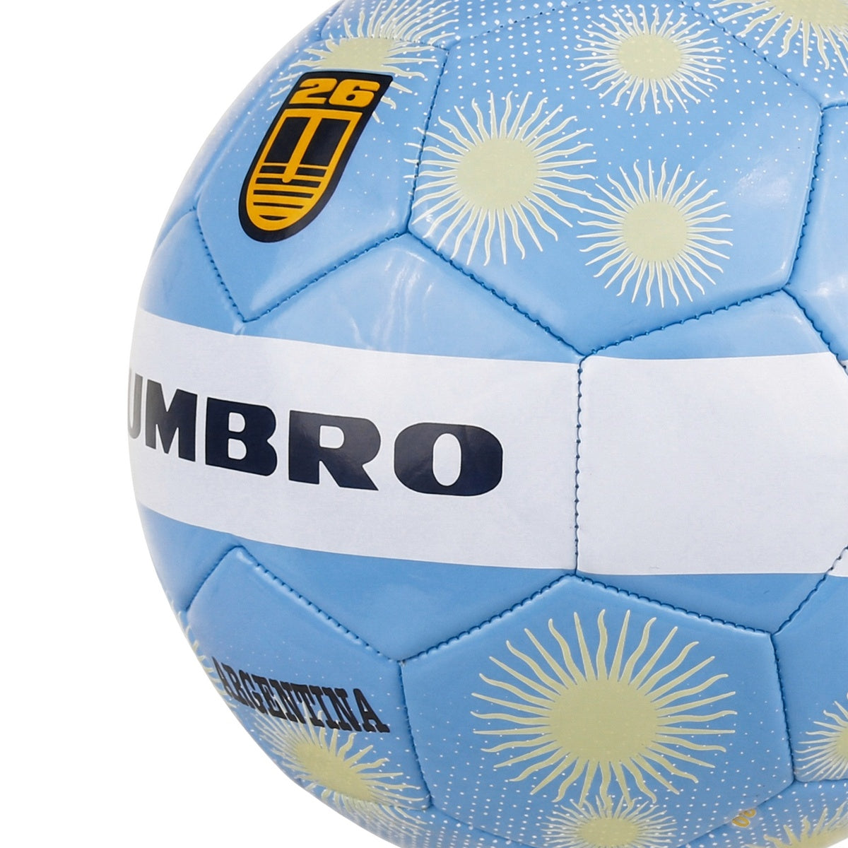 Pelota De futbol Umbro Argentina 26 Numero 5 Celeste