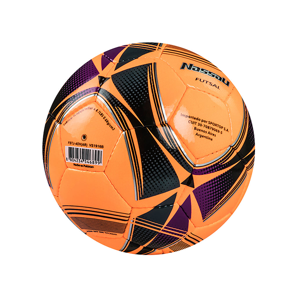 Pelota De Futsal Nassau Tuji Numero 4 Naranja