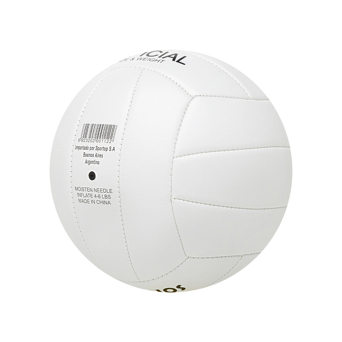 Pelota De Voley Goalty Soft Play Blanca