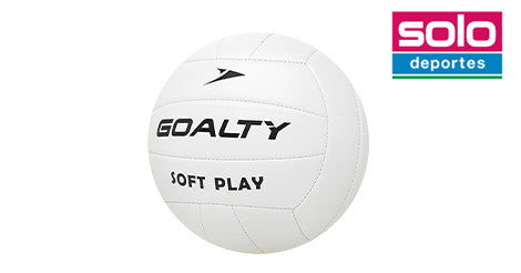 Pelota De Voley Goalty Soft Play Blanca